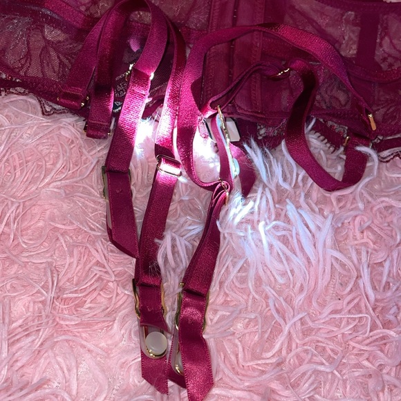 COPY NWT VICTORIAS SECRET “very sexy” GARTER BELT SEXY LACE stretchy sexy garter - Picture 7 of 7